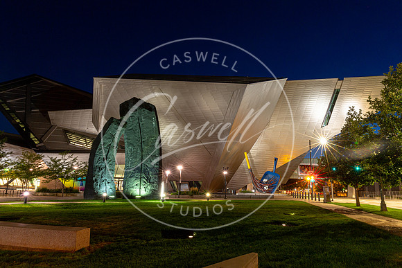 Rock of the Denver Museum  Color